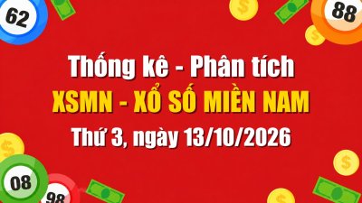Dự Đoán XSMN Ngày 13/10/2026 Thứ 3 - Soi Cầu Xổ Số Miền Nam Ngày 13-10-2026
