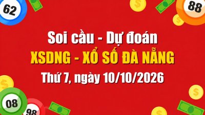 Dự Đoán Xổ Số Đà Nẵng Ngày 10/10/2026 - Soi Cầu XSDNG 10-10-2026 Miễn Phí