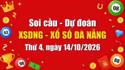 Dự Đoán Xổ Số Đà Nẵng Ngày 14/10/2026 - Soi Cầu XSDNG 14-10-2026 Miễn Phí