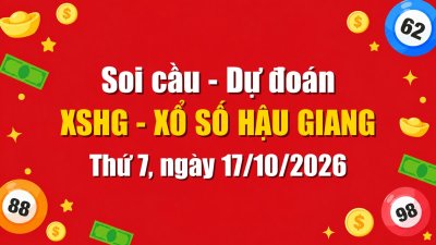 Dự Đoán Xổ Số Hậu Giang Ngày 17/10/2026 - Soi Cầu XSHG 17-10-2026 Miễn Phí