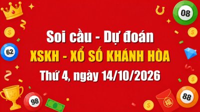 Dự Đoán Xổ Số Khánh Hòa Ngày 14/10/2026 - Soi Cầu XSKH 14-10-2026 Miễn Phí