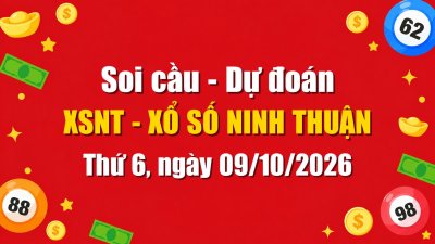 Dự Đoán Xổ Số Ninh Thuận Ngày 09/10/2026 - Soi Cầu XSNT 09-10-2026 Miễn Phí
