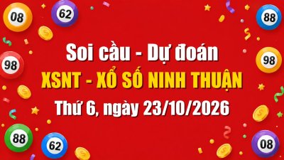 Dự Đoán Xổ Số Ninh Thuận Ngày 23/10/2026 - Soi Cầu XSNT 23-10-2026 Miễn Phí