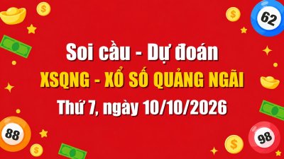Dự Đoán Xổ Số Quảng Ngãi Ngày 10/10/2026 - Soi Cầu XSQNG 10-10-2026 Miễn Phí