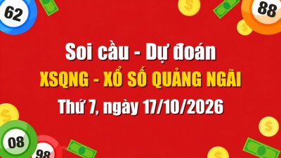 Dự Đoán Xổ Số Quảng Ngãi Ngày 17/10/2026 - Soi Cầu XSQNG 17-10-2026 Miễn Phí