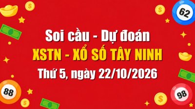 Dự Đoán Xổ Số Tây Ninh Ngày 22/10/2026 - Soi Cầu XSTN 22-10-2026 Miễn Phí