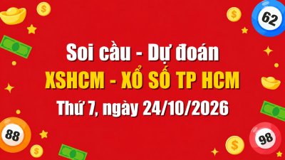 Dự Đoán Xổ Số TP HCM Ngày 24/10/2026 - Soi Cầu XSHCM 24-10-2026 Miễn Phí