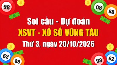 Dự Đoán Xổ Số Vũng Tàu Ngày 20/10/2026 - Soi Cầu XSVT 20-10-2026 Miễn Phí